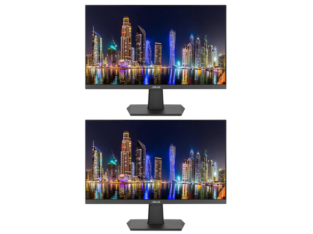 VA24EHE 24-inch 1920 x 1080 Full HD LED Backlit LCD Frameless Monitor, 2-Pack Bundle with HDMI, DVI-D, VGA Adaptive-Sync, Eye Care, Low Blue Light