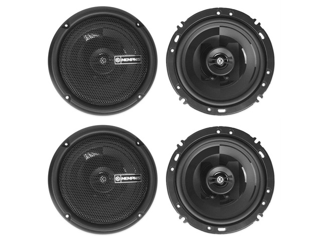 AUDIO (4) PRX602 6.5' 100 Watt Car Speakers w/PEI Dome Pivot Tweeters