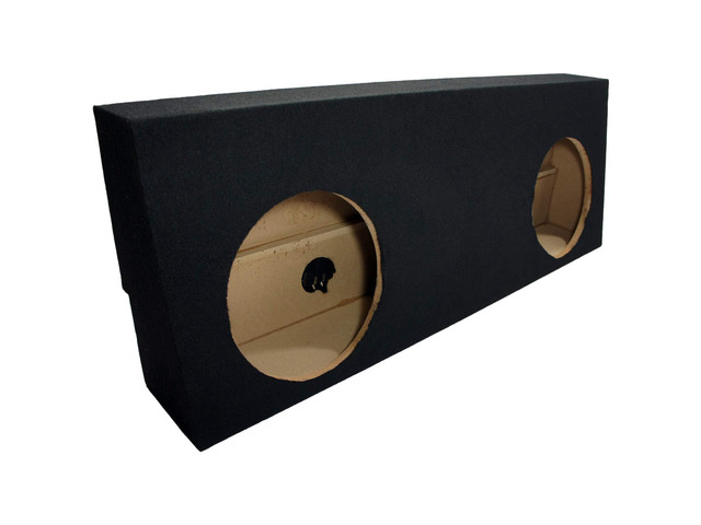 Dual 12' Subwoofer Sub Box Fits 2007-2013 Toyota Tundra CrewMax Truck ASC Custom vehicle-specific enclosure, unloaded design ready for your...