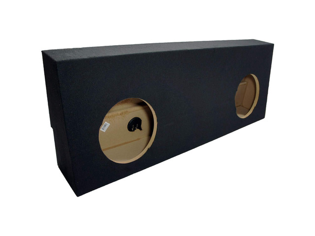 Fits 07-13 Toyota Tundra CrewMax Dual 10' Sub Box Subwoofer Enclosure ASC Unloaded 10 inch design, deep bass upgrade for your pickup truck, add 2...