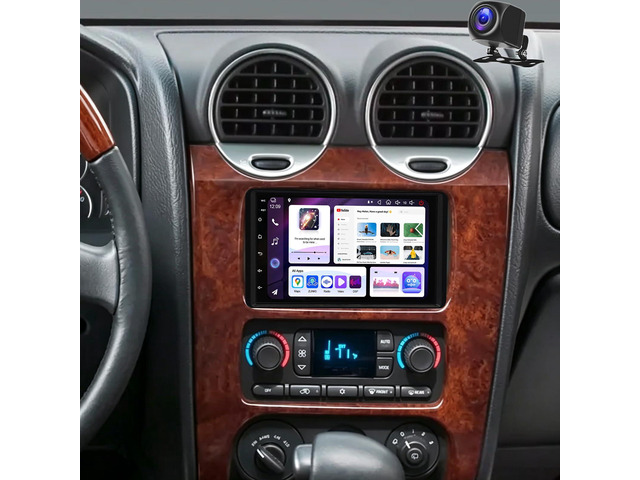 4+64G 7' Touch Screen Car Radio for GMC Envoy 2002-2009 2 Din Car Stereo Android 14 Car Radio Wireless Carplay & Android Auto, 7' Touch Screen Head...