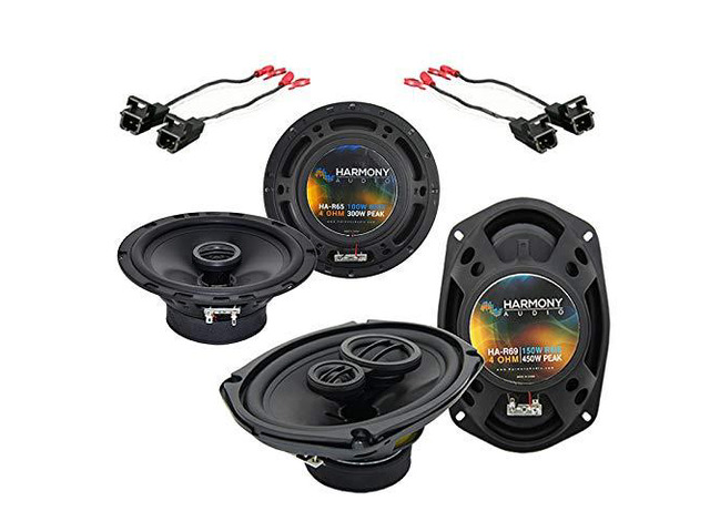 Fits Chevy Impala 2000-2016 Speaker Package HA-65 R69 Harness crisp clear sound, factory upgrade for door panels, works for 2005 too, easy...