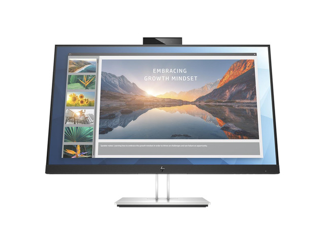 E24d G4 23.8' Webcam Full HD LCD Monitor - 16:9 - Black - 24' Class - in-Plane Switching (IPS) Technology - LED Backlight - 1920 x 1080-250 Nit - 5...