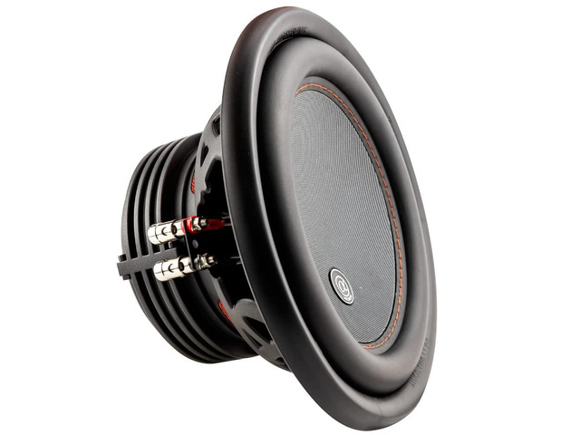 NSW410 Neuron 400 Series 10 1200 Watts Max / 400 Watts RMS Dual 4 Ohm Car Subwoofer w/High Grade Magnet Non Pressed Paper Carbon Stitched Cone...