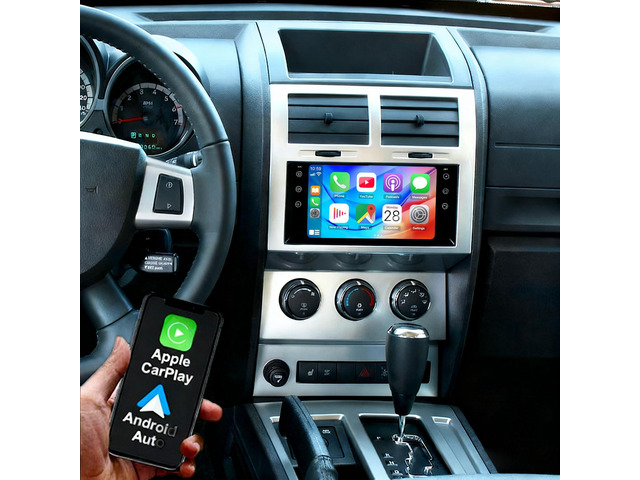 2+64G Double Din Car Radio Stereo Upgrade for 2007-2012 Dodge Nitro Android 14 Wireless Carplay Android Auto 7' Touch Screen GPS Navi Head Unit...