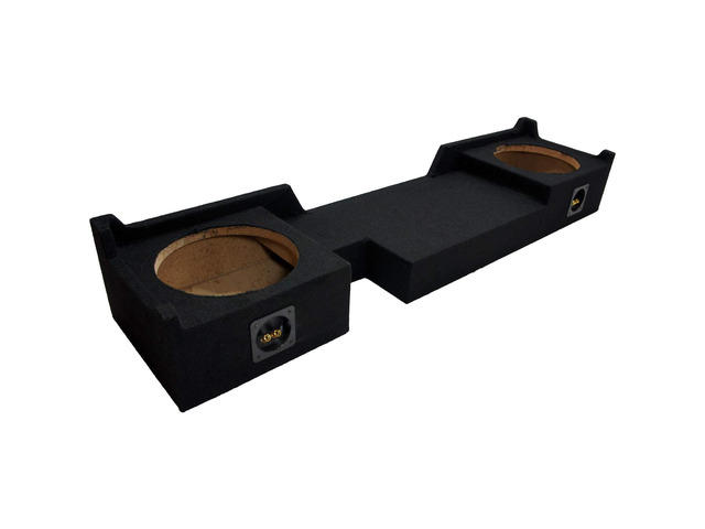 Fits 2004-2008 Ford F150 Extended Super Cab Dual 10' Subwoofer Box ASC Full-size truck bass upgrade, 10 inch sub enclosure design, unloaded twin...