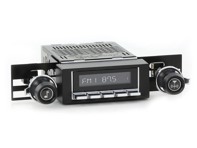 RetroRadio AM FM Stereo 37-73 Chrome Compatible with 1970-81 Pontiac Firebird