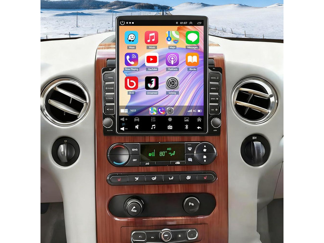 2G+64G Car Radio Upgrade for Ford F150 F-150 2004-2008 with Wireless CarPlay and Android Auto, 9.7' Touchscreen Android 14 Double Din Car Stereo...