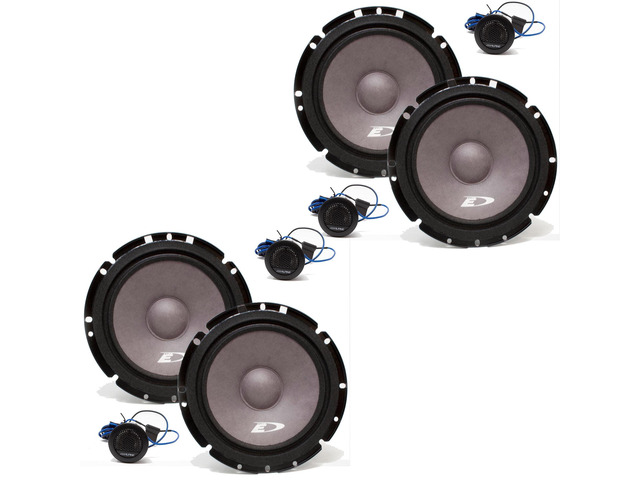 2-Pairs SXE-1751S 6.5' Component Speakers
