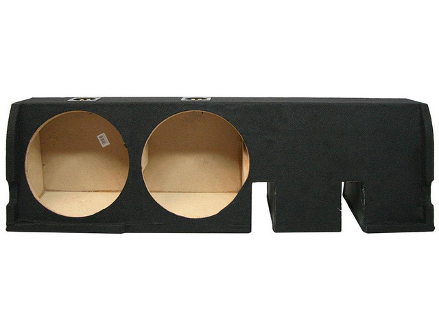 Dual 10' Inch Subwoofer Box Fits 2001-2003 Ford F150 SuperCrew Sealed ASC Air-tight MDF enclosure shell, durable charcoal carpet, contour-cut to...