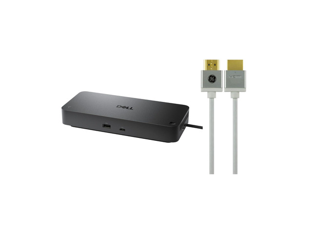 Pro Smart Dock SD25 USB-C Docking Station (Black) 130W power delivery, supports four displays, remote management, (2 items)