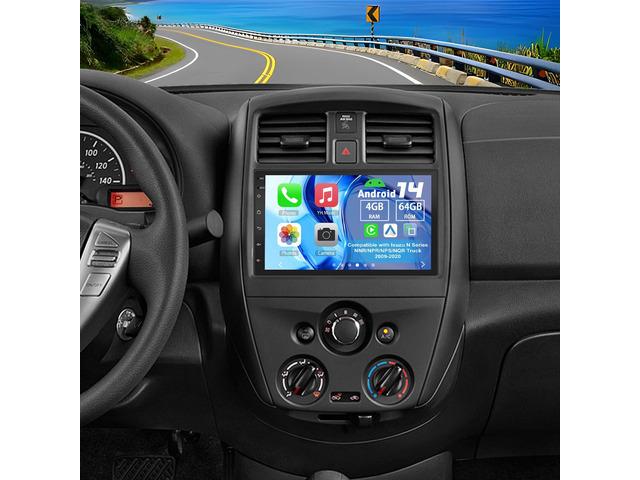 Car Radio for Nissan Qashqai 2007-11 Frontier 2001-11 Juke 10-2011 Android 13 2G+32G 7' Double Din Car Stereo with Wireless Carplay Android Auto...