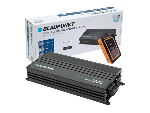 BPA-C400 Elite Car Audio Class AB 4-Channel 2600W Stereo Amplifier