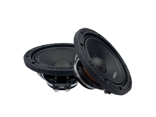 HCCA HCCA64NDC 6.5' Neodymium Dust Cap Speakers, 1400W Pair 350W RMS, 4-Ohm Impedance, 1.5' Voice Coil, Neodymium Motor