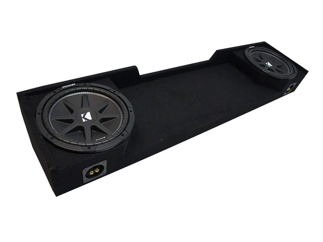 Kicker Comp C10 Dual 10' Sub Box Fits 88-98 GMC Sierra Ext Cab Package includes subwoofer enclosure, built for extended trucks, precision-cut...