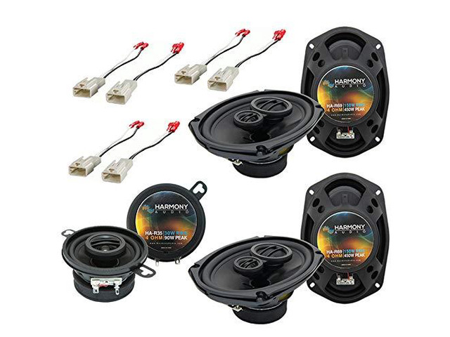 Fits Toyota Camry 2002-2006 6x9 R69 and 3.5' R35 Speakers Factory replacement package, covers 2003 2004 years, 450W plus 90W rated pairs, crisp...