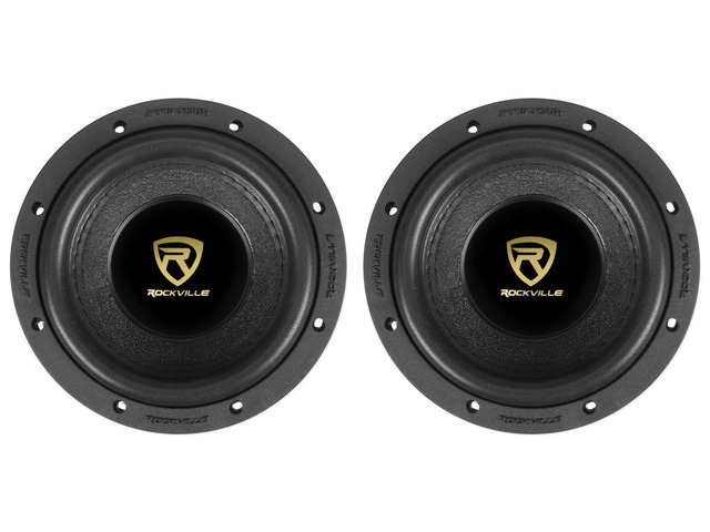 W65K9D2 6.5' Car Subwoofer, 1000W Peak, 250W RMS, 2-Pack CEA Rated, Cast Aluminum Basket, 4-Layer ASV Voice Coil, 66 Oz Magnet, Non-Pressed Paper...
