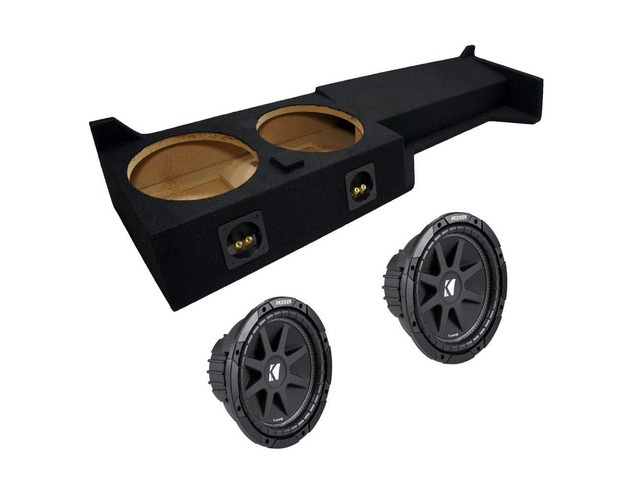 Kicker Comp C10 Dual 10' Sub Box 600W Peak Fits Nissan Frontier Crew Cab Powerful subwoofer enclosure design, matched bass drivers, wired and...
