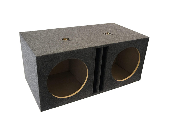 Dual 15' Inch Ported Sub Box SPL Bass Labyrinth Vent Subwoofer Enclosure Competition low-end punch, holds 2 large drivers, slot-vented chamber...