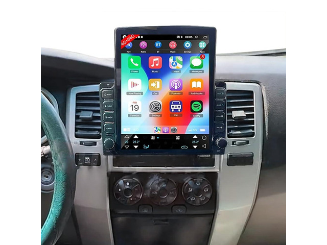 9.7 inch Car Stereo for Toyota 4Runner 2003-2009 Radio Upgrade Android 14 Vertical Touch Screen Car Radio for Toyota 4 Runner Head Unit Backup...