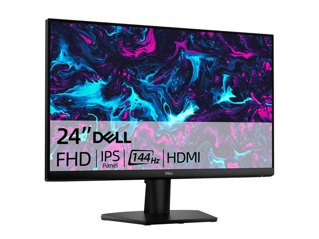 24' FHD Monitor, 144Hz Refresh Rate, IPS Display, AMD FreeSync, 1ms, Anti Glare Screen, Low Blue Light, VESA, Dual HDMI, Tilt Adjustable, for Home...