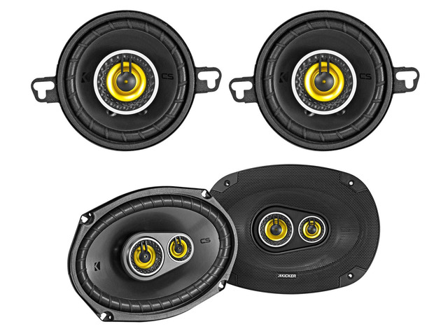 (2) 46CSC6934 6x9 450w Car Audio Speakers+(2) 46CSC354 3.5' 90w Speakers