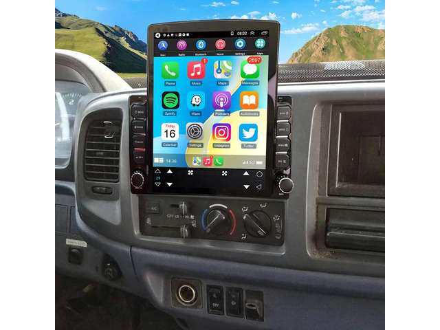 9.7 inch Double Din Car Radio for Hino 165 268 308 338 Trucks 2005-2020 Touch Screen GPS Navigation Stereo with Wireless CarPlay & Android Auto...