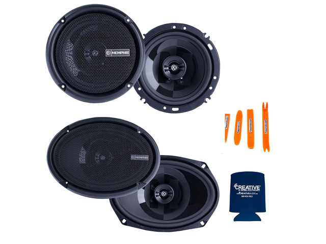 Speaker Bundle: 1 Pair of PRX602 6.5' Coaxial and 1 Pair of PRX6902 6X9 Coaxial Speakers