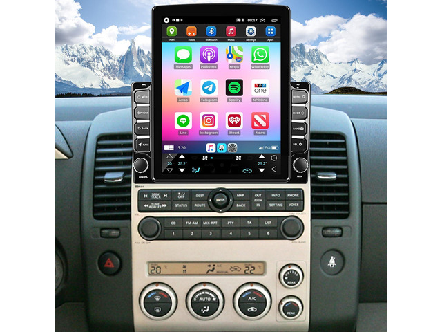 Car Stereo Radio for Nissan Pathfinder 2005-2010 with Wireless Carplay & Android Auto,9.7 Inch Car Audio Receiver GPS Navigation Unit with...