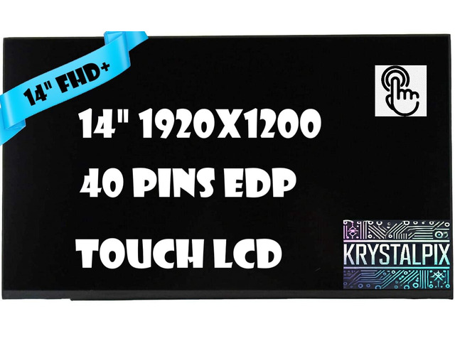 New LCD Display FITS- Replacement Screen N98652-001 for HP Probook 440 G11 14' FHD+ LCD Screen 1920x1200 Touch On Cell WUXGA eDP-40pin Touch...
