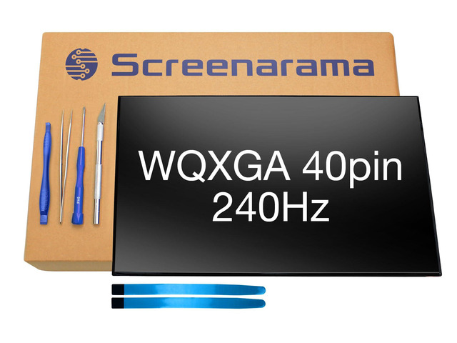 Screen Replacement for Lenovo Legion Slim 5 16APH8 82Y9 40pin 240Hz WQXGA Matte IPS 2560x1600 LCD LED Display with Tools and Tape
