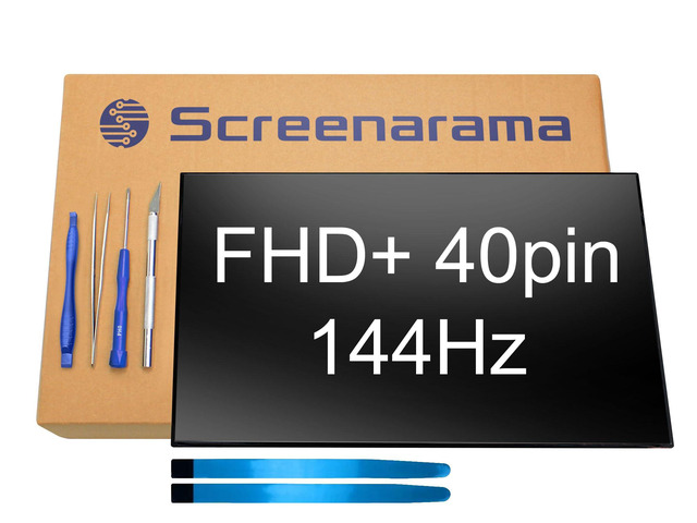 Screen Replacement for Lenovo Legion Slim 5 16APH8 82Y9 40pin 144Hz FHD+ Matte IPS 1920x1200 LCD LED Display with Tools and Tape