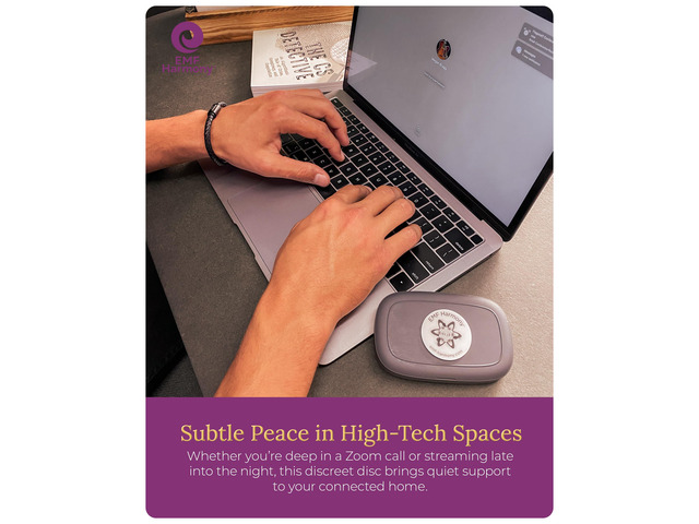 Harmonizer Ultra Wi-Fi Shield Stainless Steel Energy Balancing Accessory for Wireless Spaces Protection Sticker for Routers & Devices, No Setup...