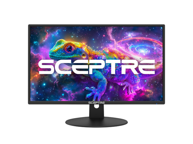 24 Inch 75Hz 1080p LED Monitor with Build-in Speakers HDMI VGA Ports, New Black 2019 (E248W-1920)