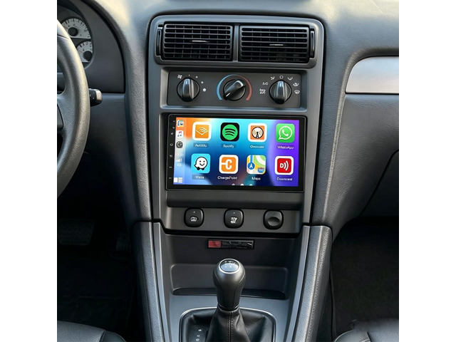 7' QLED Touchscreen Car Radio for Ford Mustang 1994 1995 1996-2004 Double Din Car Stereo w/Wireless Carplay Android Auto GPS WiFi Bluetooth RDS...