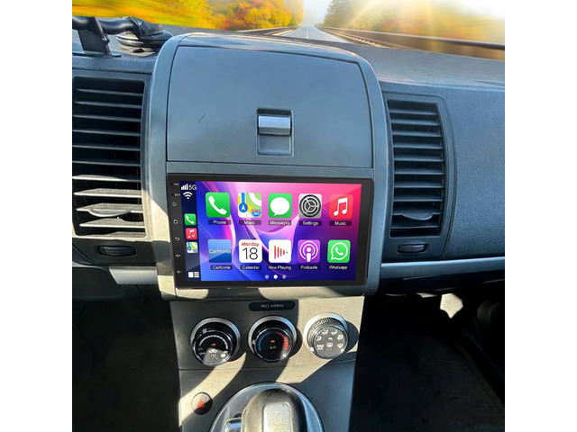 2+64G Android 13 Car Stereo for Nissan Sentra 2007-2012 with CarPlay Android Auto, 7 Inch Touchscreen Display Radio Player Audio Receivers Headunit...
