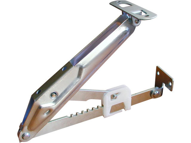 Ratchet Headrest Fitting for Beds, Desk Lids, Drafting Tables, and Drawing Boards, Steel