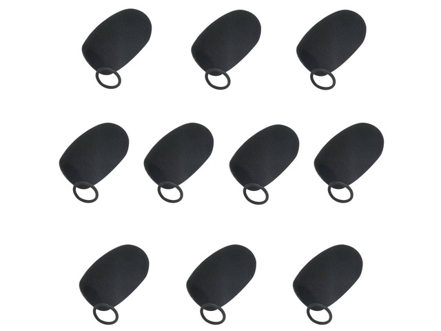 Aviation Headset Noise Cancelling Mic Cover For David Clark and Pilot Headphones, Flight Helmet Microphone Foam Cover, Comtac Windscreen...
