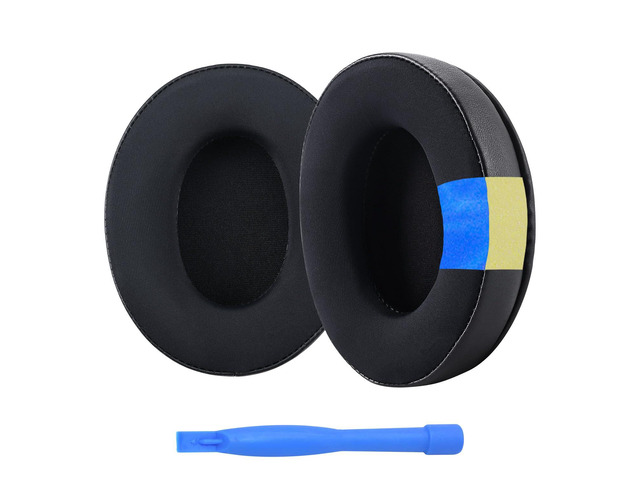 Ear Pads Replacement for HyperX Cloud Stinger/Flight/X/II/III/Alpha/Core/Mix Headsets by - Cooling Gel Ear Pad Cushions Black