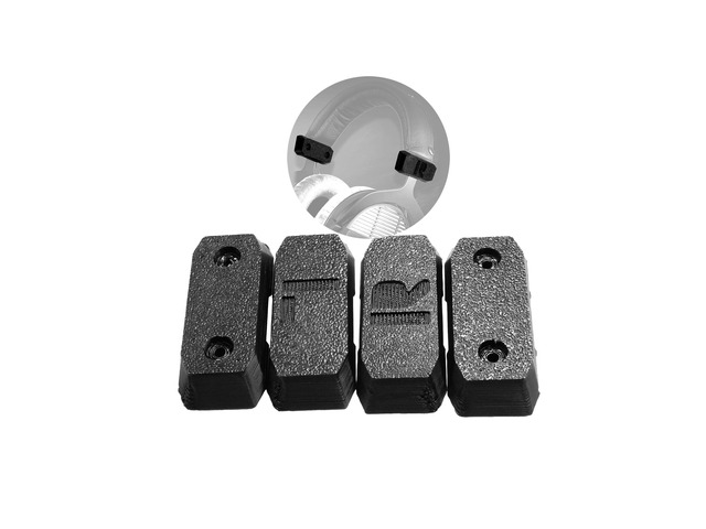 Slider Cover Replacement for Beyerdynamic DT 770 / DT 880 / DT 990 Pro & HS 400 Headphones - Durable Black Slider Covers to Restore Look & Function...
