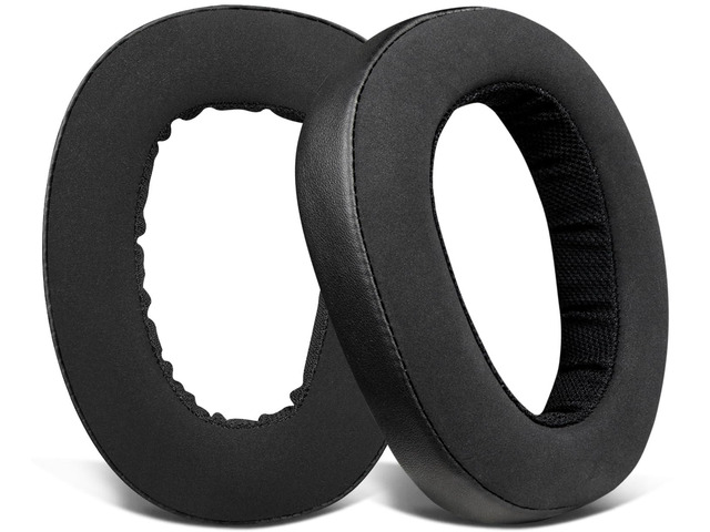 Earpads for Sennheiser GSP500/GSP550/GSP600 - Black for GSP500, GSP550, GSP600, GSP601, GSP602, GSP670, H6 Pro Gaming Headphones