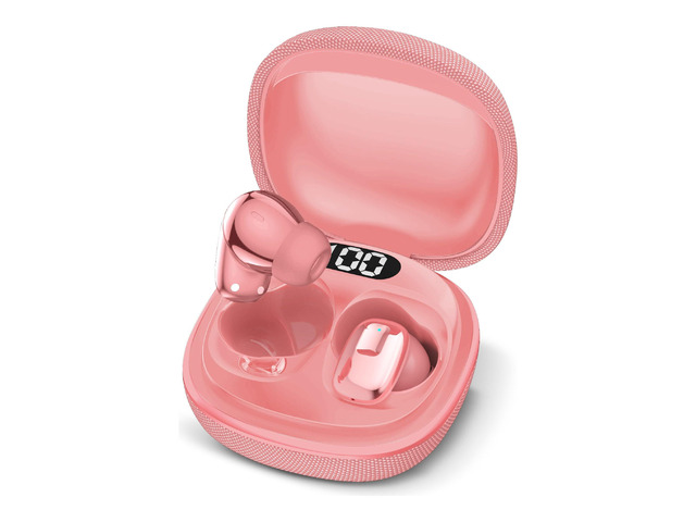 ClearSound True Wireless Earbuds with LED Battery Display, Bluetooth 5.3, Deep Bass, Touch Controls, Noise Isolation, USB-C Fast Charging Compact...