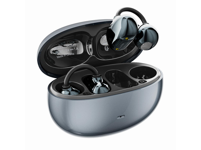 Open Ear Earbuds Clip on Earbuds Earbuds for Small Ears with Spatial Audio 2026, 2g Invisible Fit Air Conduction Headphones, Bluetooth 6.0 Open-Ear...