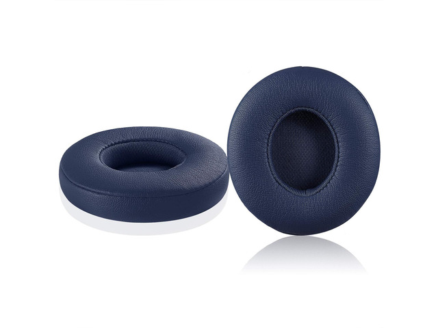 Solo 2.0/3.0 Replacement Earpads, Memory Foam Ear Cushion Cover for Beats Solo 2.0/3.0 Wireless On Ear Headphones ONLY (Navy Blue)