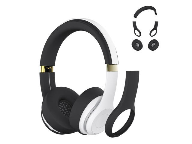3 in 1 Silicone Protective Cover Compatible with Beats Solo 4 Headphones,Anti-Scratch Shockproof Earpads Cover/Shell Cover/Headband Cover,Soft...