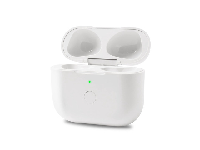 Wirelss Charging Case Compatible with AirPod 3, Replacement 3rd Generation Charger Case with Bluetooth Pairing Sync Button (Beige White) Style3