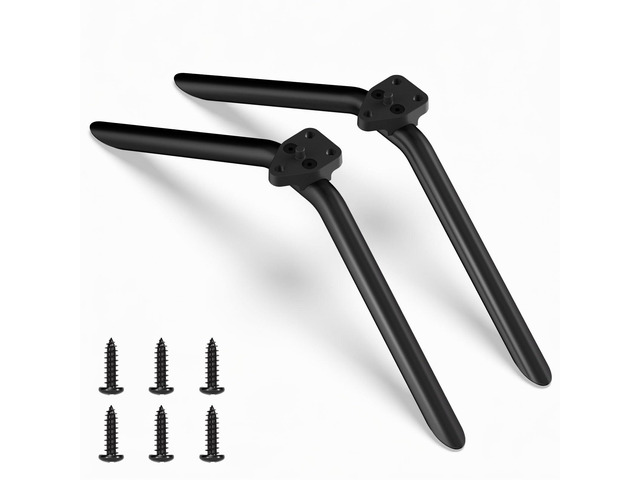Metal TV Legs Only for 65R4A5R 65R6A5R Roku TV Stand Legs, for Roku Select/Plus Series Models Listed with Screws, Anti Slip Pads and Instruction,...