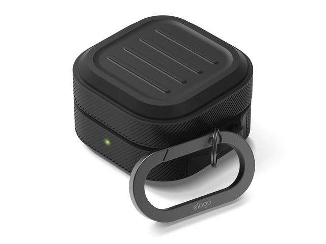 Armor Case for Galaxy Buds 4 Pro & Galaxy Buds 4 Armor Case with Carabiner, Premium Silicone Cover, Wireless Charging, Headphone Accessories, for...