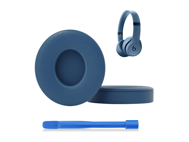 Replacement Ear Pads for Beats Solo 4 On-Ear Headphone, Blue Solo 4 Ear Pads for Beats Solo4 Headphone
