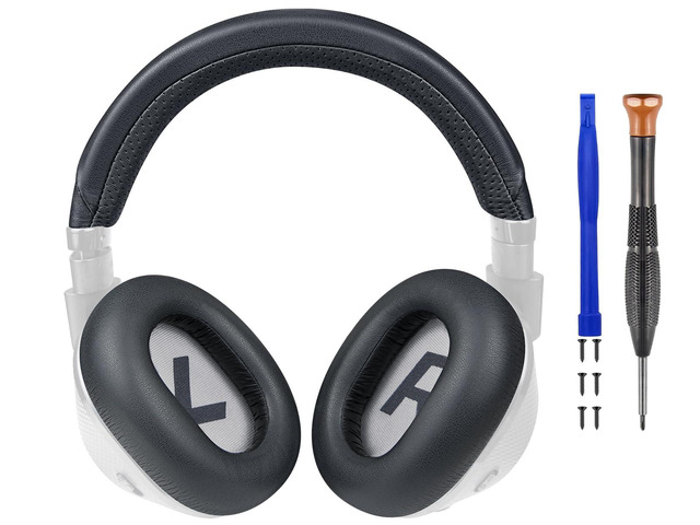 Replacement Kit for Plantronics BackBeat Pro 2, Voyager 8200 UC Headphones, Replacement Repair Part, Protein Leather Earpad Cushions + Headband Pad...